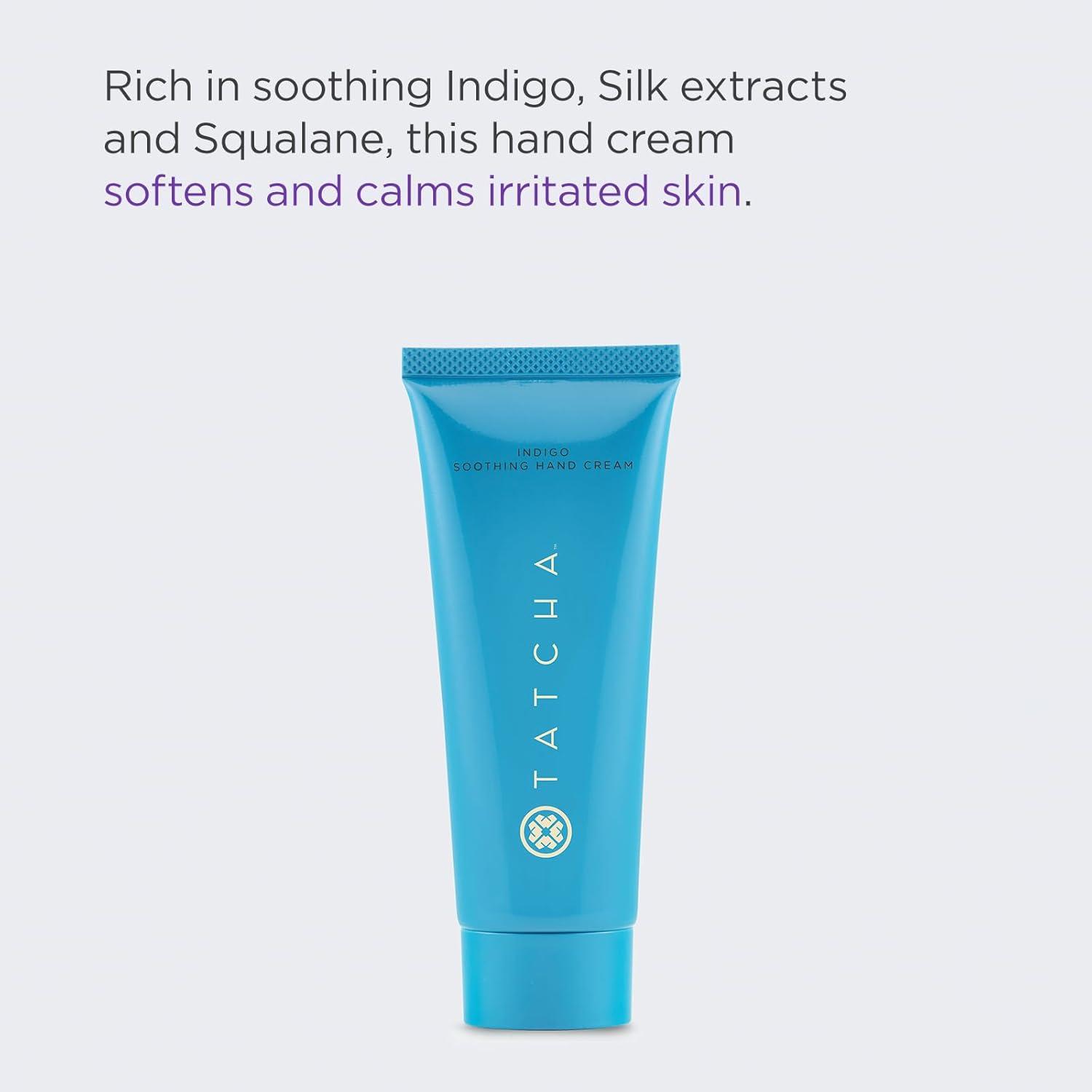 imageTATCHA Indigo Soothing Hand Cream Soften and Calm Irritated Skin 60 ml  2 oz