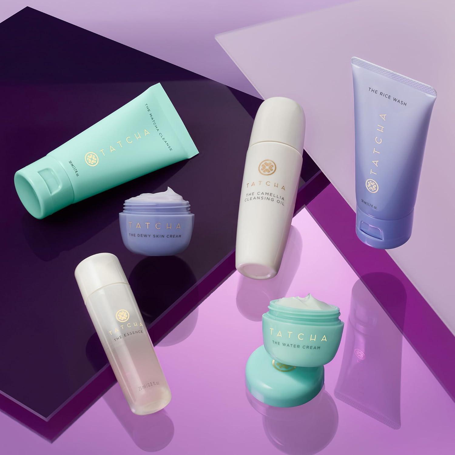 imageTATCHA Mini Favorites Set  Travel Sized Bestselling Cleansers Essence and Moisturizers  120 Value