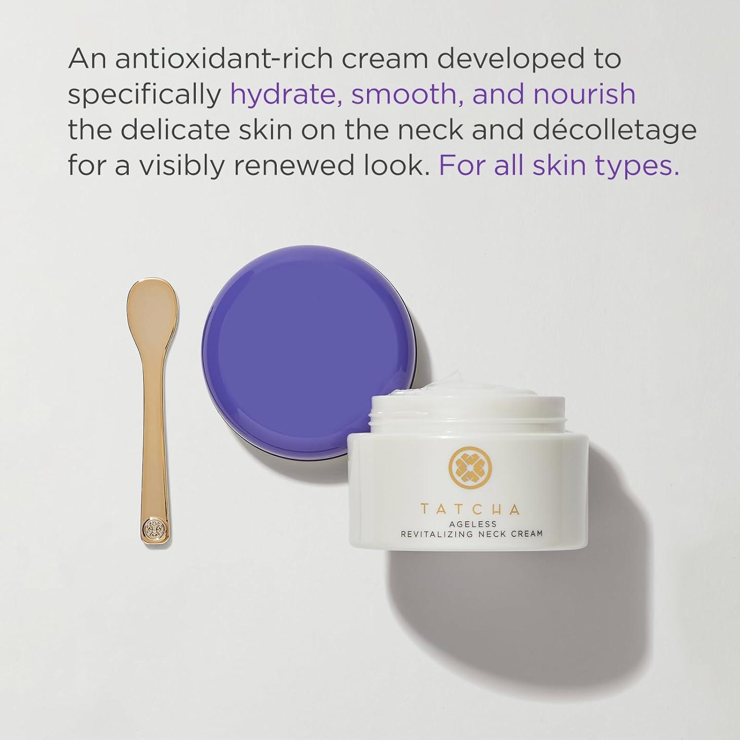 imageTATCHA Revitalizing Neck Cream  Hydrate Smooth ampamp Nourish Delicate Skin on Neck and Dcolletage 50 ml  17 oz