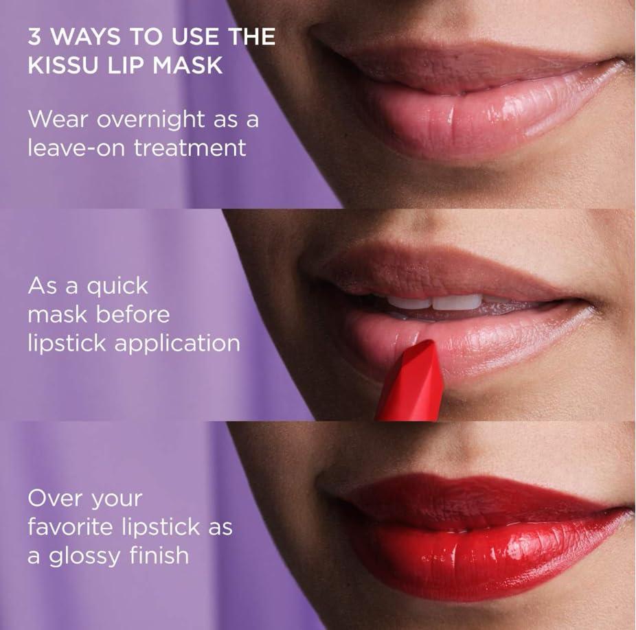 imageTatcha Kissu Lip Mask  Overnight Lip Mask Visibly Plumps and Softens for Lush Lips 90 G  032 oz