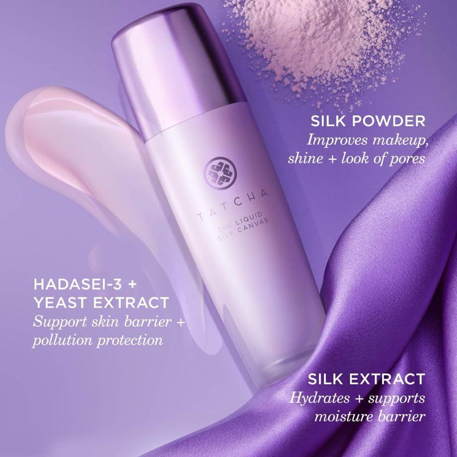 imageTatcha Liquid Silk Canvas  Weightless OilFree Liquid Silk Face Primer 30 ml  1 oz