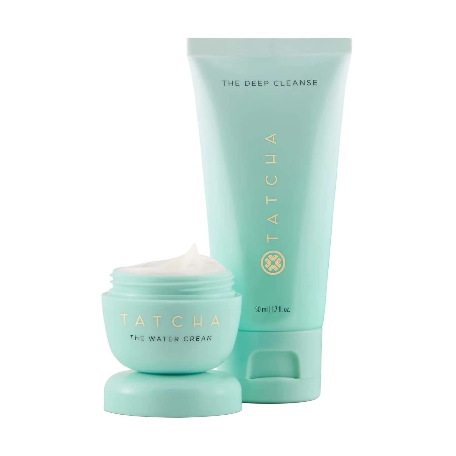 imageTatcha Mini Water Cream ampamp Deep Cleanse Set Balancing Cleanse  Hydrate