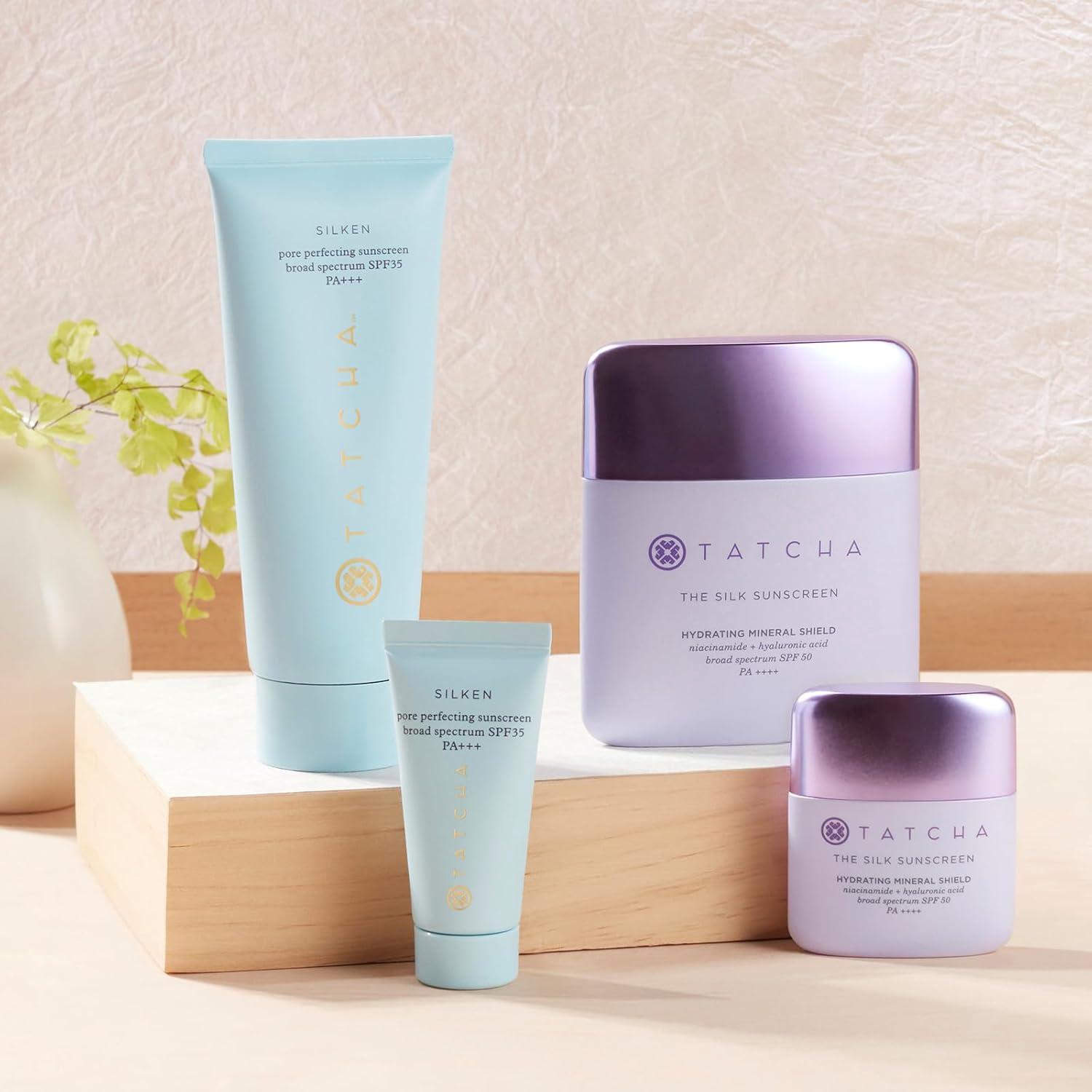 imageTatcha Silken Pore Perfecting Sunscreen SPF 35  Lightweight Sunscreen with Matte Finish and UVAUVB Protection 60 ml  2 oz