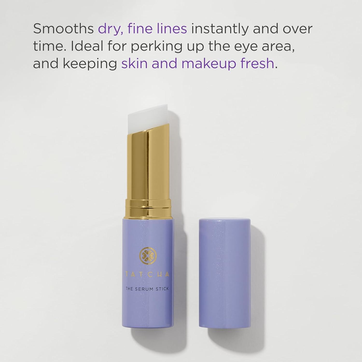 imageTatcha The Serum Stick  Smooth Dry Fine Lines Instantly Face ampamp Eye Brightener Stick 8 G  028 oz