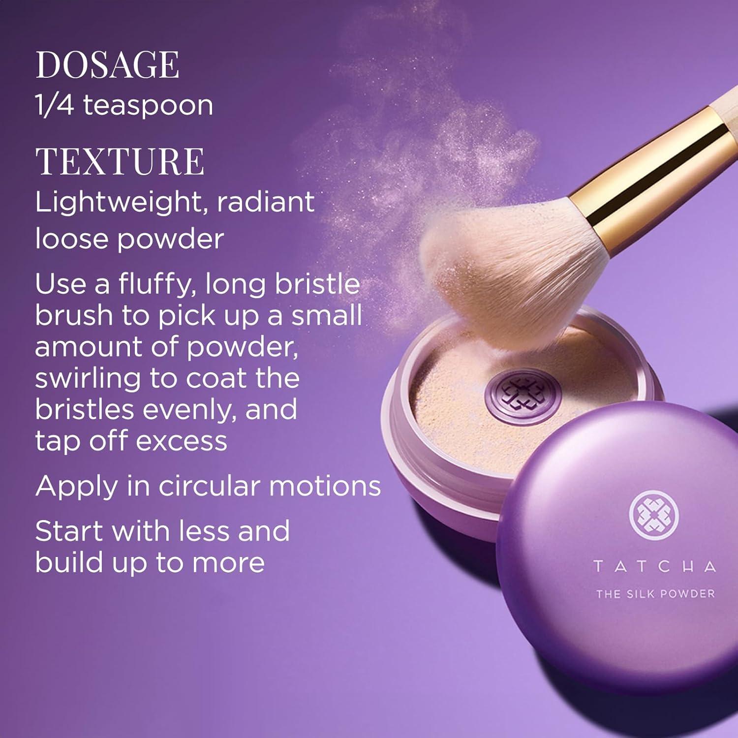 imageTatcha The Silk Powder  Protective Setting Powder  Helps Makeup Last Longer Blurs Pores ampamp Provides a Translucent SoftRadiant Finish 20 G 07 oz