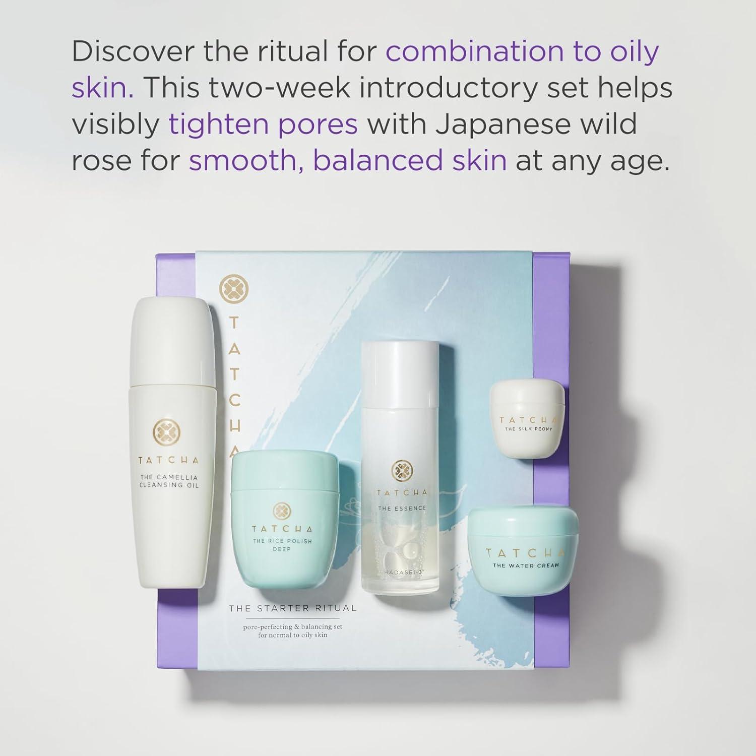 imageTatcha The Starter Ritual Set  Balancing for Combo to Oily Skin  2 Week Introductory Set  92 Value