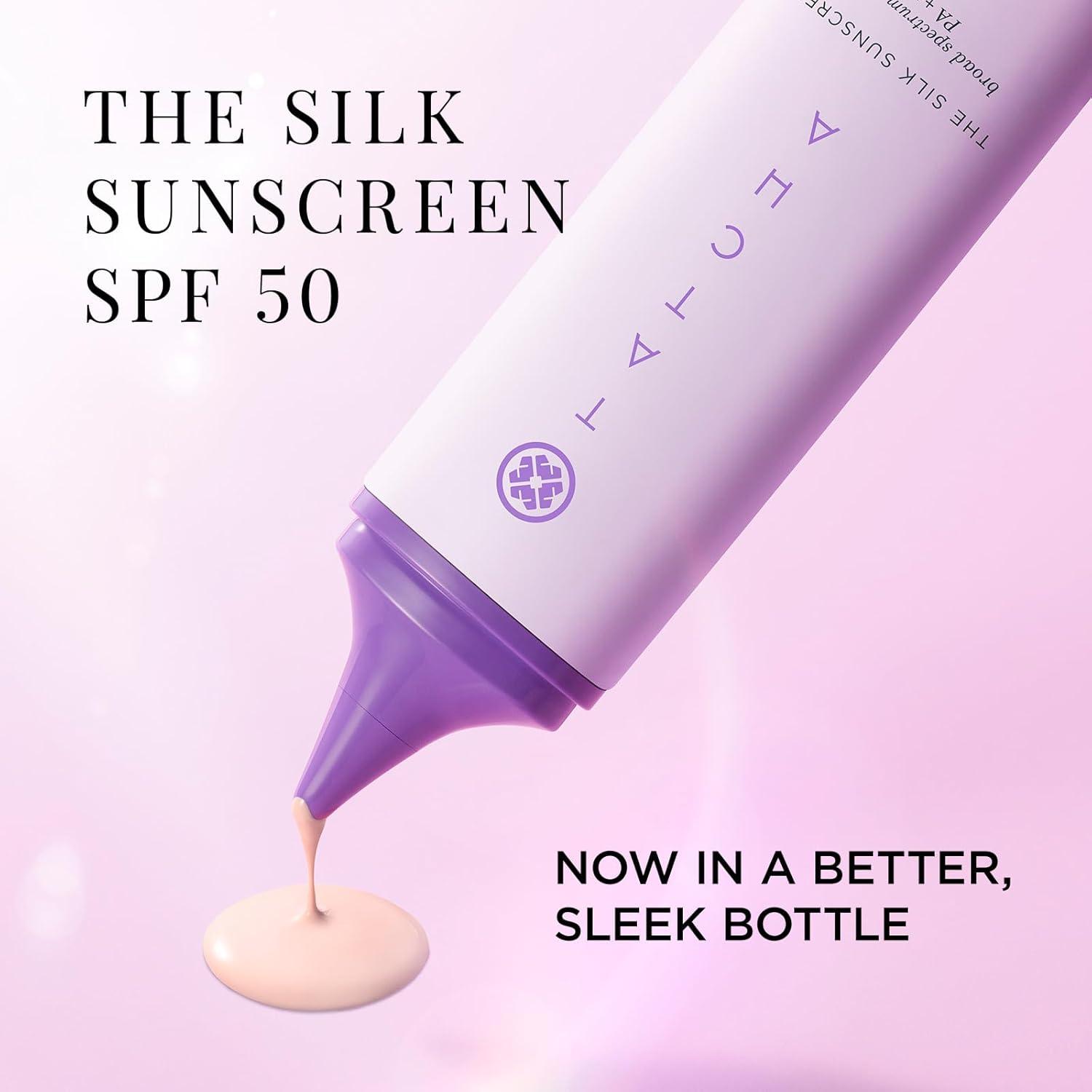 imageThe Silk Sunscreen  Broad Spectrum SPF 50 PA Weightless Hydrating Mineral Sunscreen New ampamp Improved Packaging 50 ml
