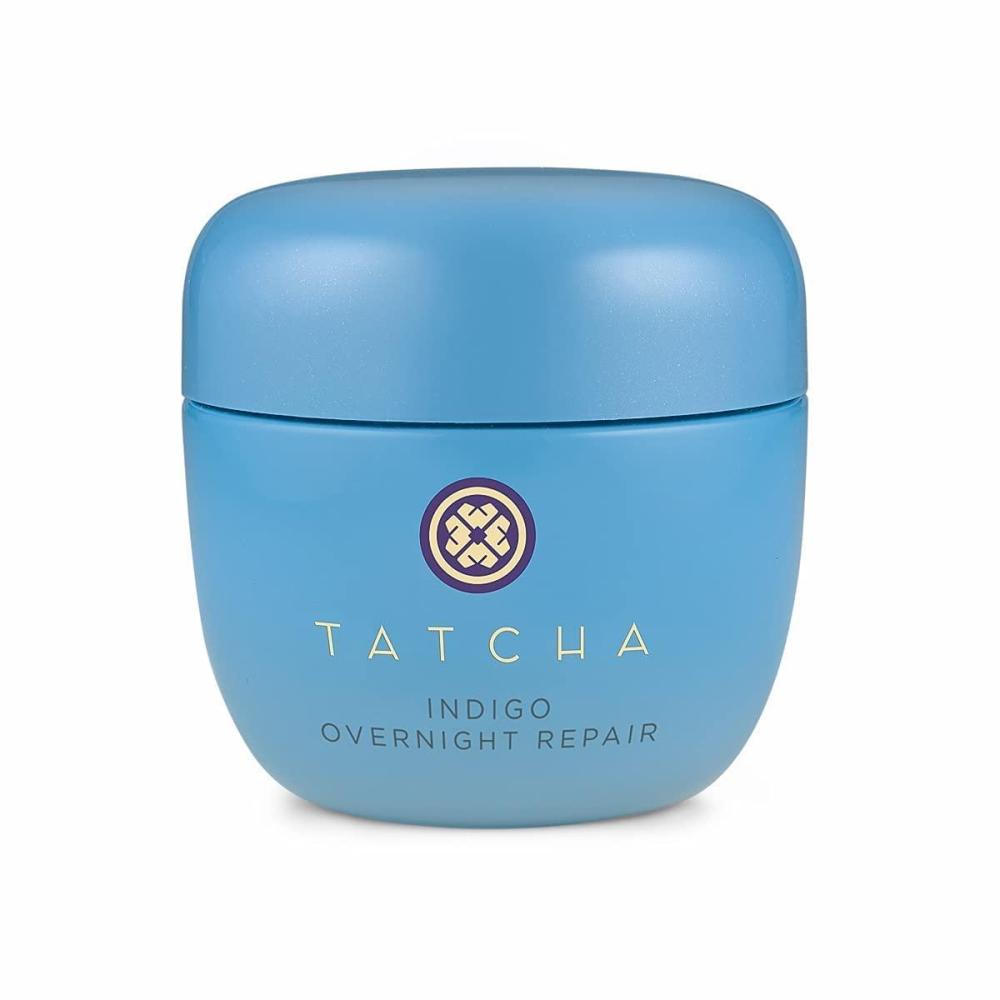 imageTATCHA Indigo Overnight Repair  Face Cream ampamp Serum Treatment Fragrance Free Night Cream 50 ml  17 oz