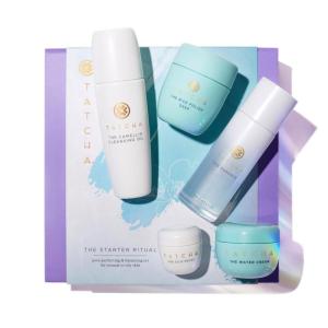 Tatcha The Starter Ritual Set – Balancing for Combo to Oily Skin | 2 Week Introductory Set | $92 Value