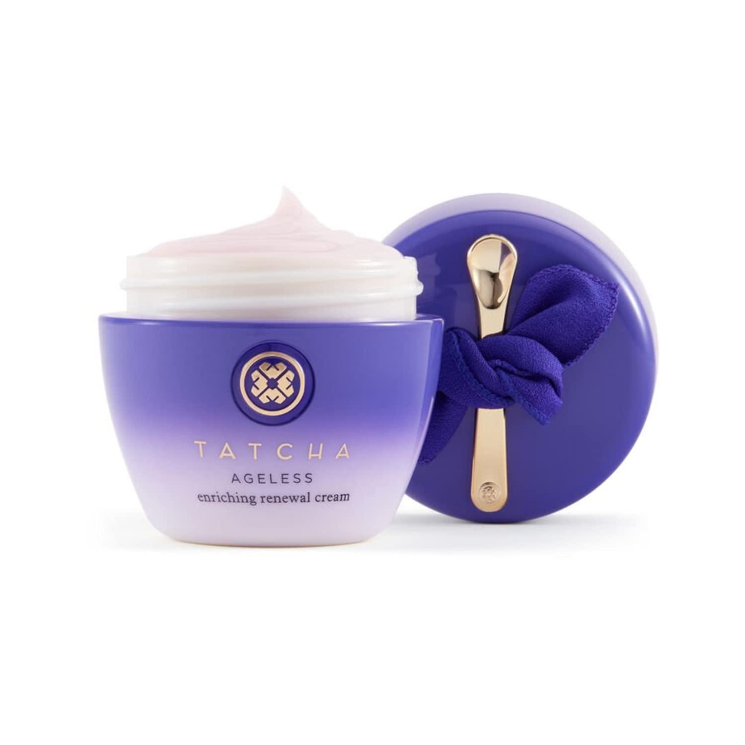 imageTATCHA Ageless Enriching Renewal Cream  Moisturizing Skin Cream for Firmer Skin to Reduce Appearance of Fine Lines and Wrinkles  55 ml  186 oz