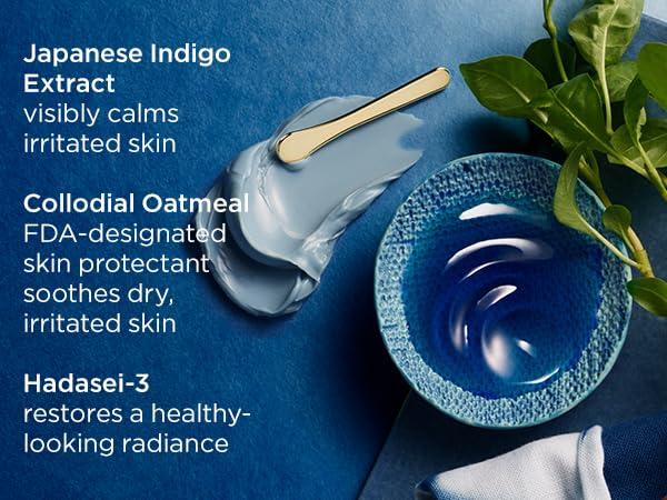 imageTATCHA Indigo Calming Cream  Face Moisturizing Cream for Eczema ampamp Redness  50ml  17 oz