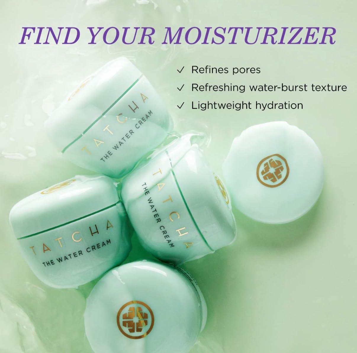 imageTATCHA The Water Cream  Cream Moisturizer for Face Optimal Hydration For Pure Poreless Skin  Travel Size  15 ml