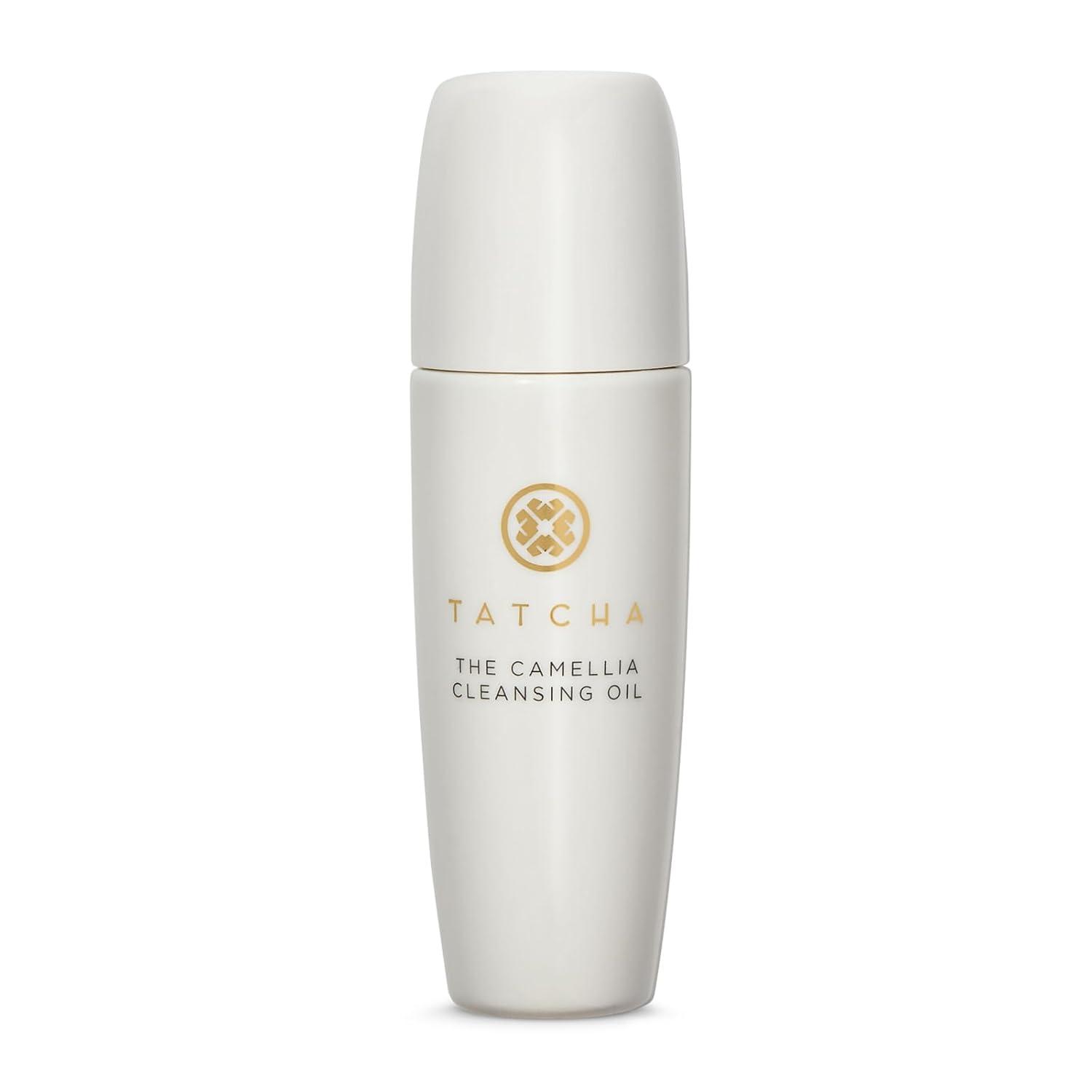 imageTatcha Nourishing Care Set for Softer FirmerLooking Skin  Mini Silk Cream Mini Camellia Cleansing Oil and Full Size Silk Serum 150 Value