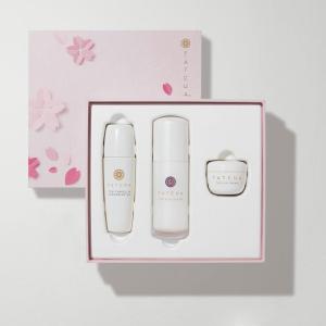 Tatcha Nourishing Care Set for Softer, Firmer-Looking Skin | Mini Silk Cream, Mini Camellia Cleansing Oil, and Full Size Silk Serum ($150 Value)