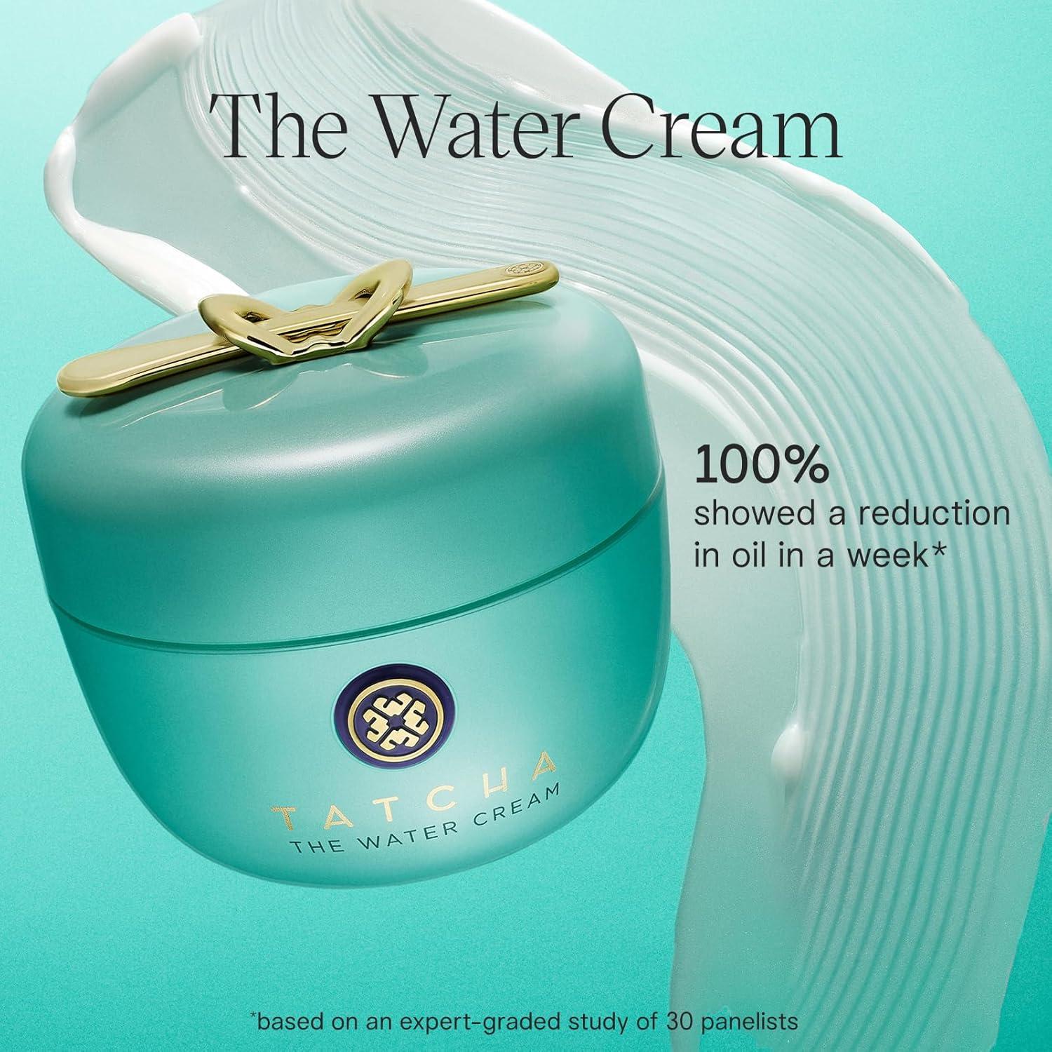 imageTATCHA The Water Cream  Cream Moisturizer for Face Optimal Hydration For Pure Poreless Skin034 Ounce Pack of 1