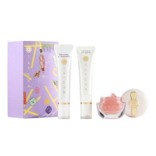 imageTATCHA Sealed with a Kissu Set Holiday Gift Set The Kissu Lip Scrub The Kissu Lip Treatment and The Kissu Lip mask 97 Value
